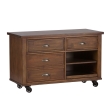 Wood Credenza File Cabinets