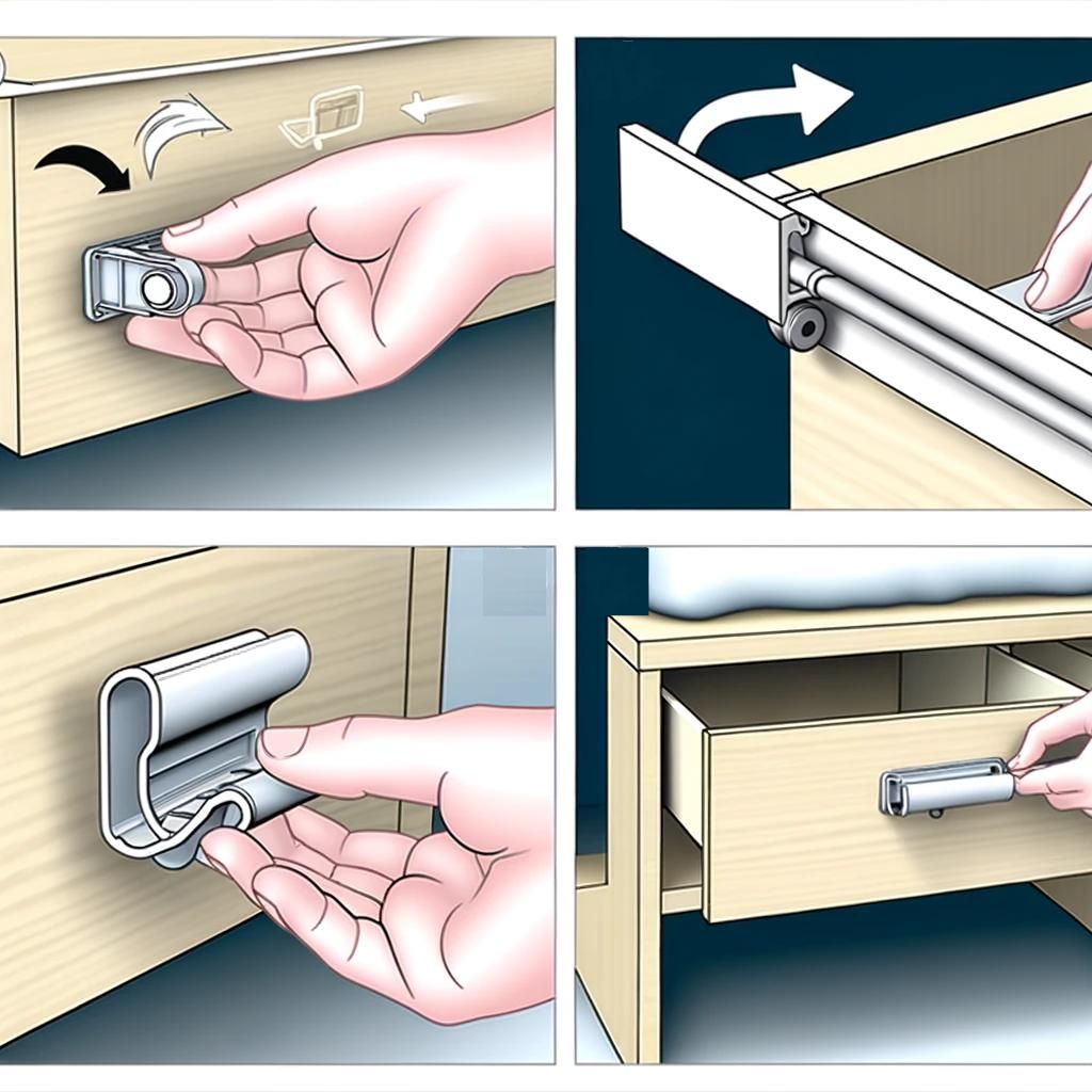 Removing Drawer with Center Slide - Local Furniture Outlet