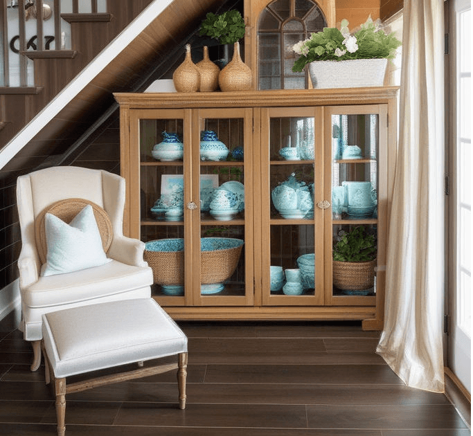 China Cabinet Under the Stairs - Local Furniture Outlet