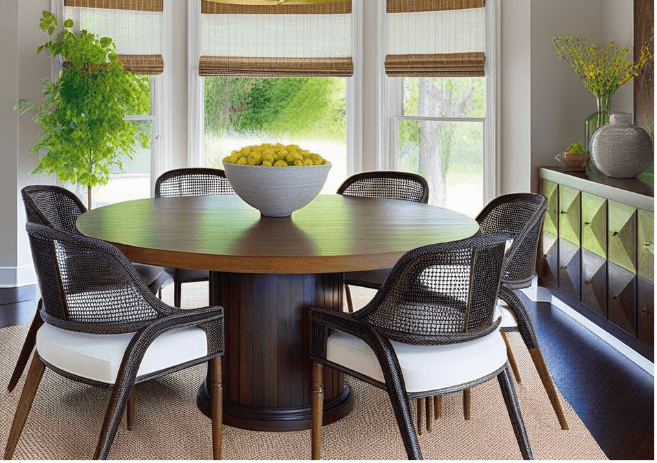 Round Dining Table for 6 - Local Furniture Outlet